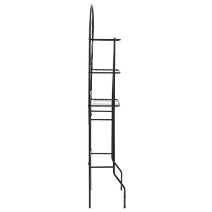246722 vidaXL Toilet Rack Black 60x33x174 cm
