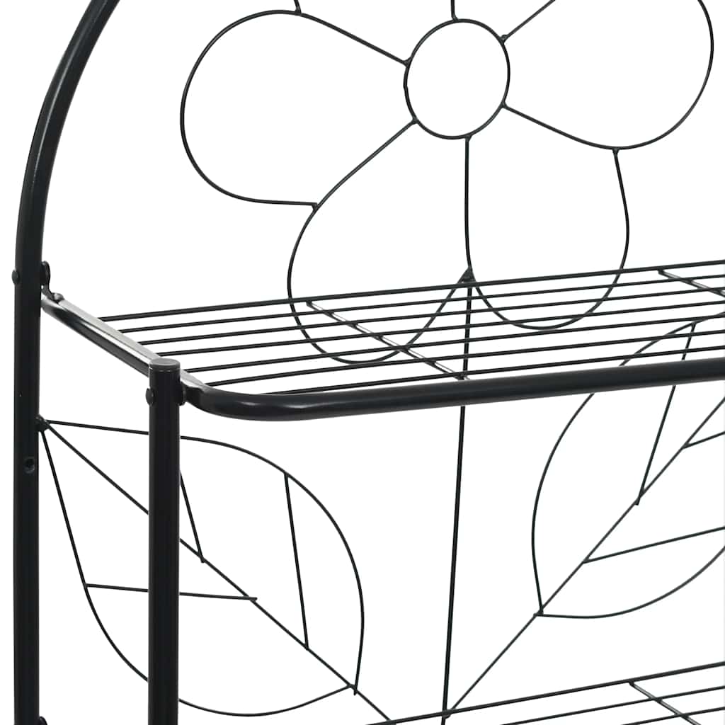 246722 vidaXL Toilet Rack Black 60x33x174 cm