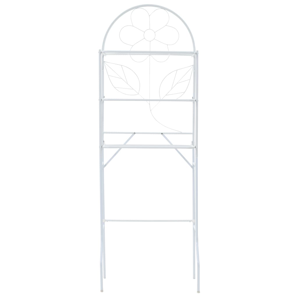 vidaXL Toilet Rack White 60x33x174 cm