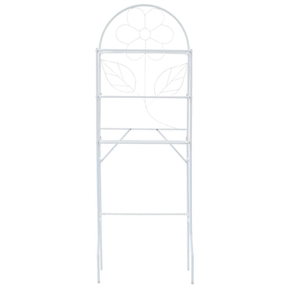 vidaXL Toilet Rack White 60x33x174 cm