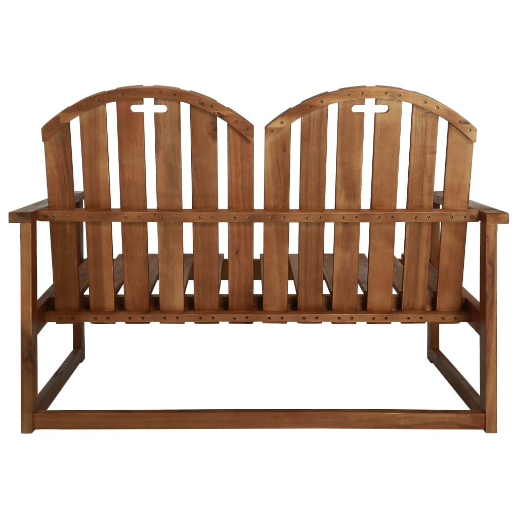 vidaXL Garden Bench | Brown | Acacia wood | 110 cm |  Durable  | Garden Bench