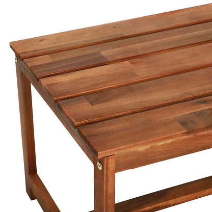 vidaXL 4 Piece Outdoor Lounge Set Solid Acacia Wood