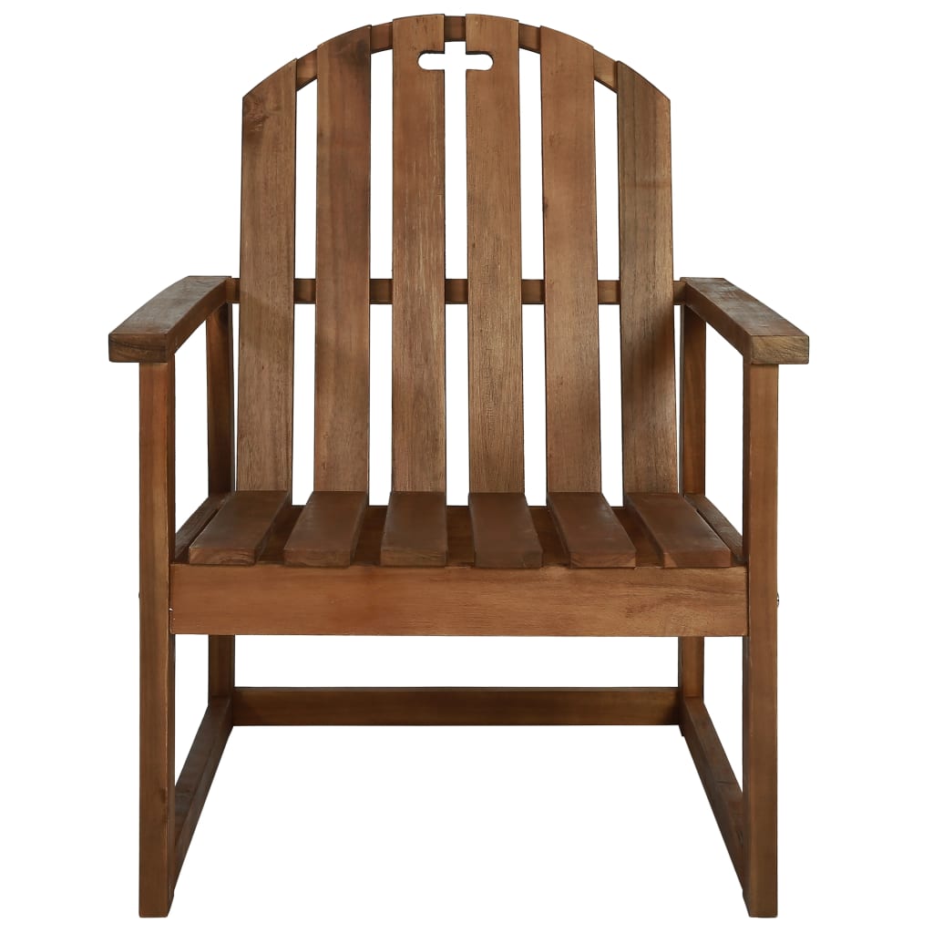 vidaXL Sofa Set | Brown | Solid Acacia Wood | Medium | Durable
