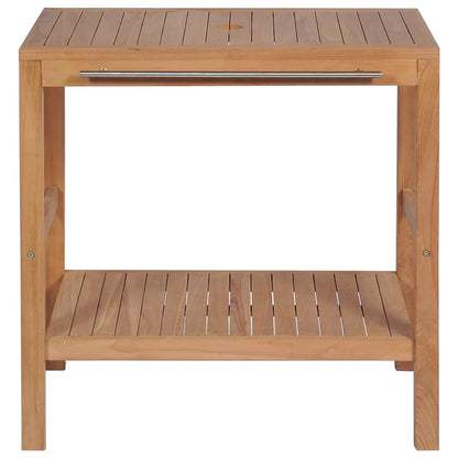 vidaXL Bathroom Vanity Cabinet Solid Teak 74x45x75 cm