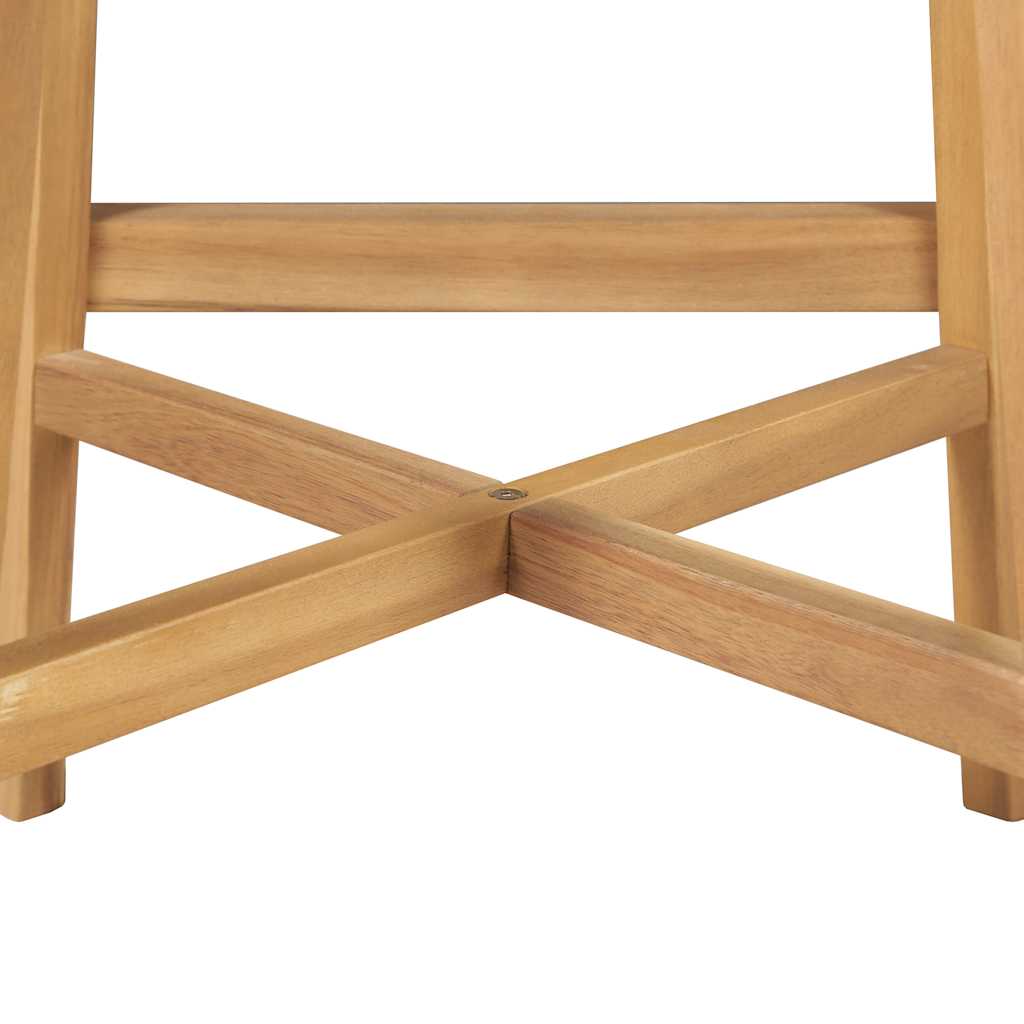 44221 vidaXL 5 Piece Outdoor Dining Set Solid Acacia Wood