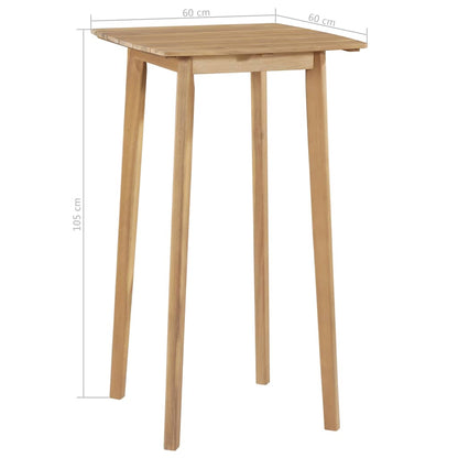 44221 vidaXL 5 Piece Outdoor Dining Set Solid Acacia Wood
