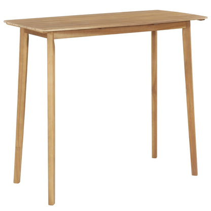 vidaXL Bar Set | Brown and light grey | Solid Acacia Wood, PE Rattan | Medium