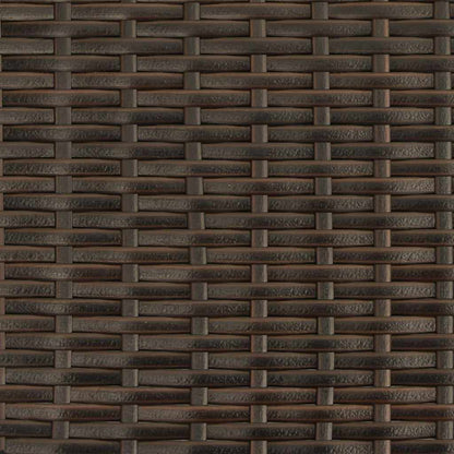 44237 vidaXL Stackable Outdoor Chairs 2 pcs Poly Rattan Brown