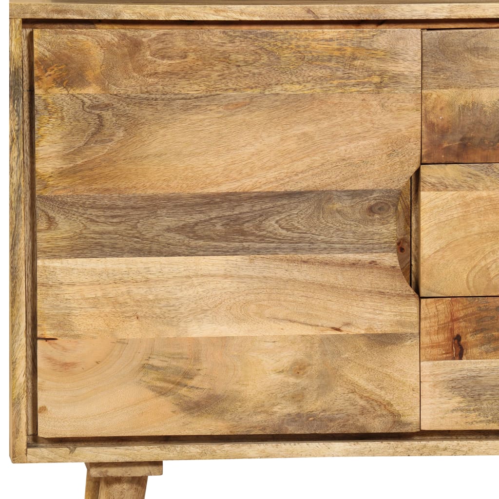 vidaXL Sideboard Solid Mango Wood 90x30x69 cm