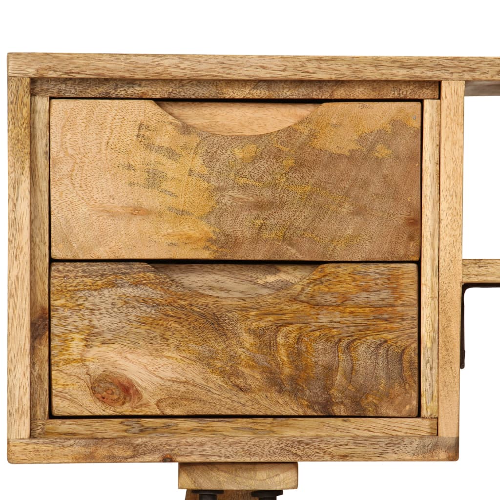 vidaXL Writing Desk Solid Mango Wood 115x47x76 cm
