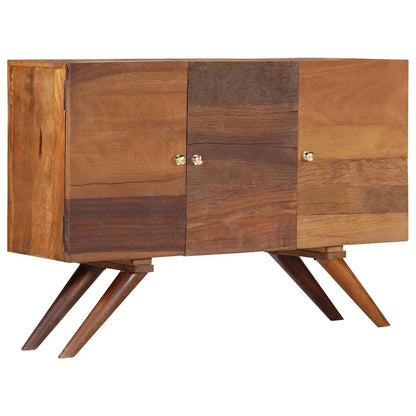 vidaXL Sideboard Brown Solid Reclaimed Wood 110x30x75 cm