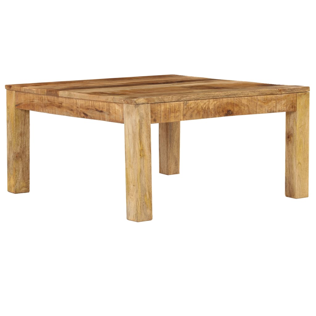 vidaXL Coffee Table | Natural Mango Wood | Solid Mango Wood | Medium | Durable