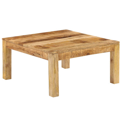 vidaXL Coffee Table | Natural Mango Wood | Solid Mango Wood | Medium | Durable