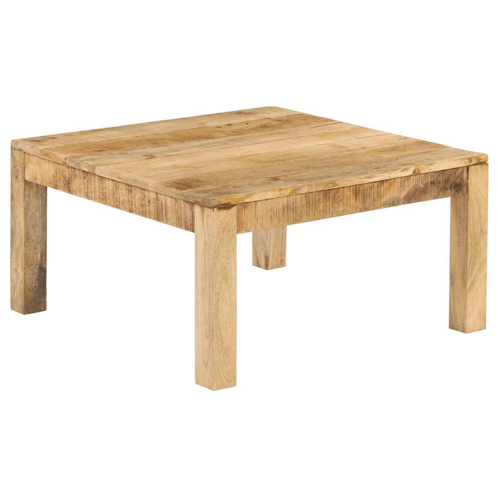 246701 vidaXL Coffee Table 80x80x40 cm Solid Mango Wood