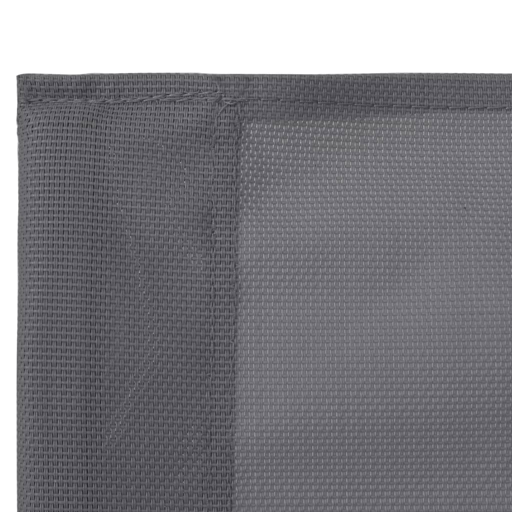 vidaXL Garden Set | Grey | Textilene fabric, Steel, Glass | Standard |  Durable
