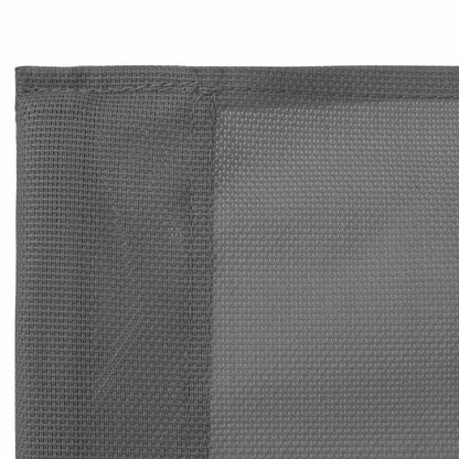 44351 vidaXL 4 Piece Garden Lounge Set Fabric & Steel Grey