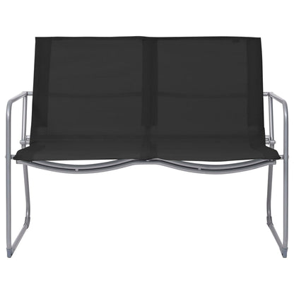 vidaXL Garden Set | Black | Textilene fabric and steel | Medium | Durable