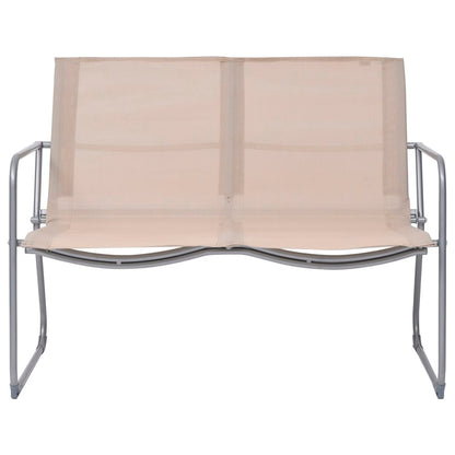 vidaXL Garden Set | Cream | Textilene, Steel | Standard | Tough | Garden Set