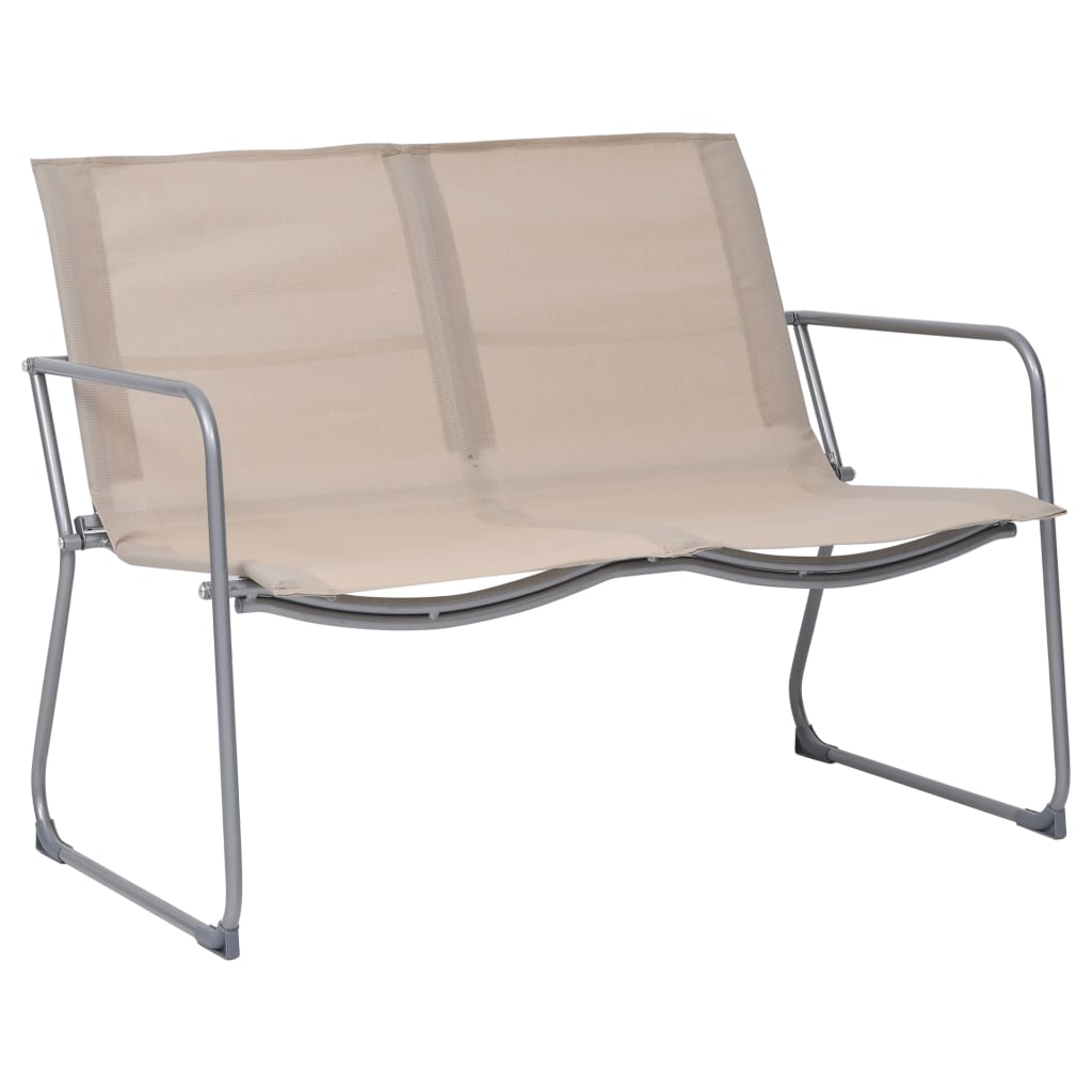 vidaXL Garden Set | Cream | Textilene, Steel | Standard | Tough | Garden Set