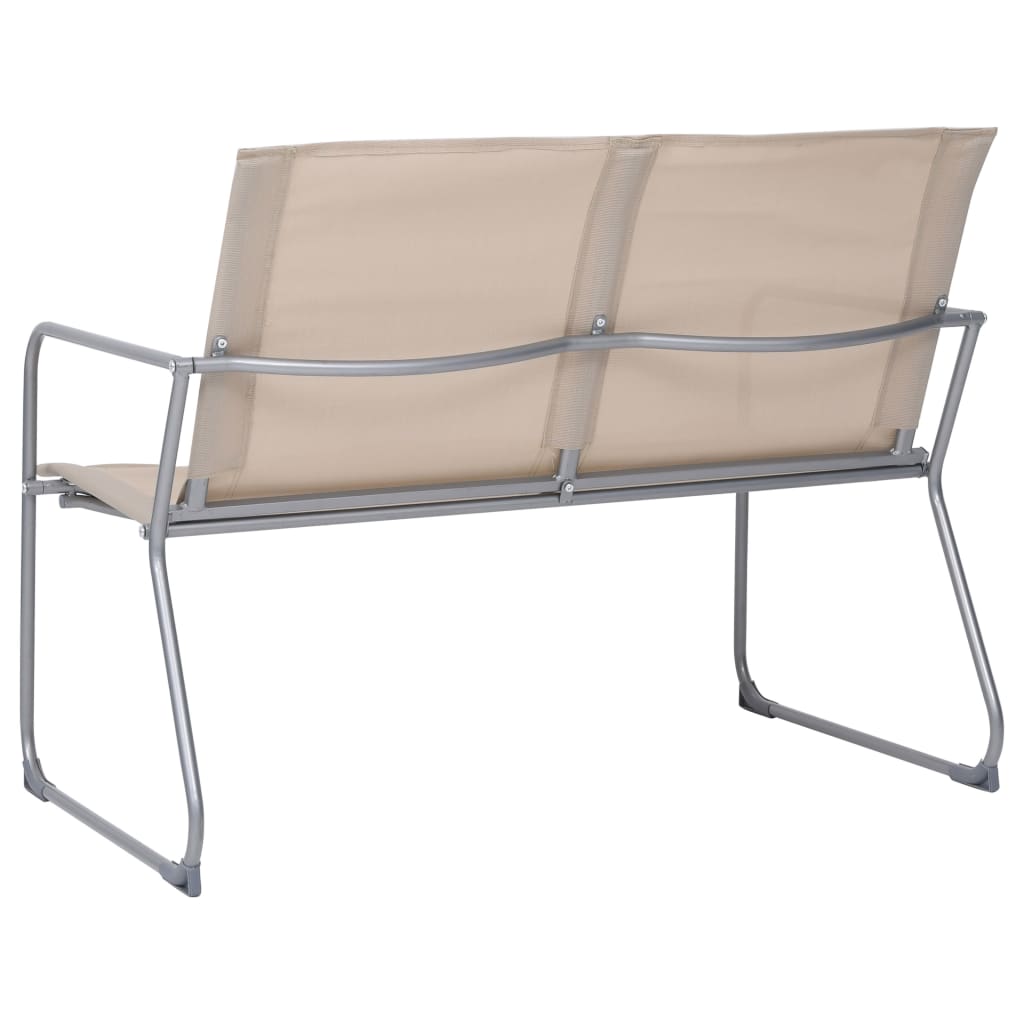 vidaXL Garden Set | Cream | Textilene, Steel | Standard | Tough | Garden Set