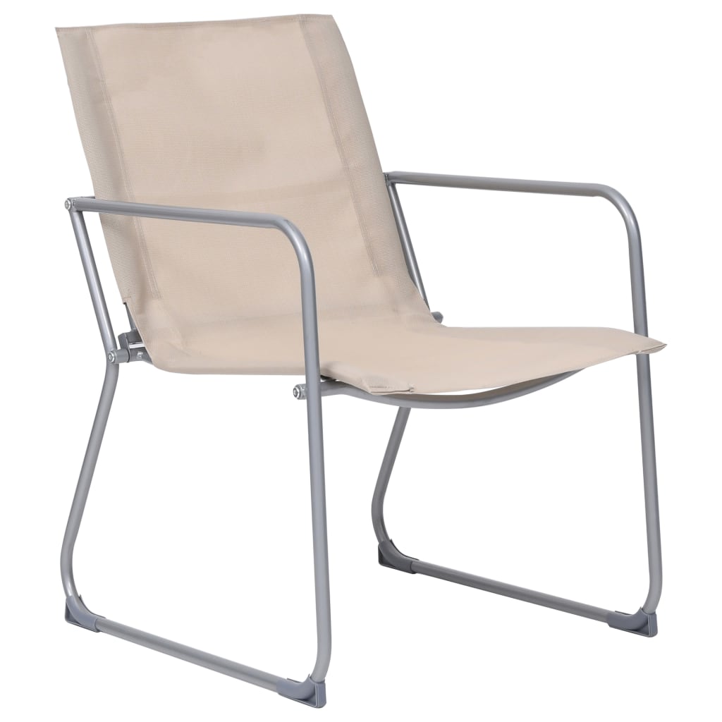 vidaXL Garden Set | Cream | Textilene, Steel | Standard | Tough | Garden Set