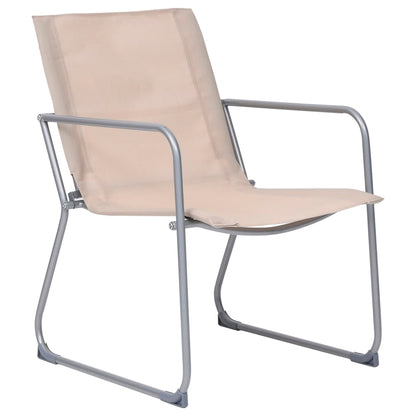 vidaXL Garden Set | Cream | Textilene, Steel | Standard | Tough | Garden Set