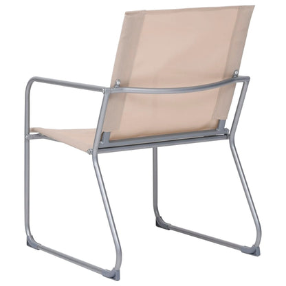 vidaXL Garden Set | Cream | Textilene, Steel | Standard | Tough | Garden Set