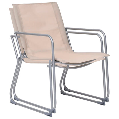 vidaXL Garden Set | Cream | Textilene, Steel | Standard | Tough | Garden Set