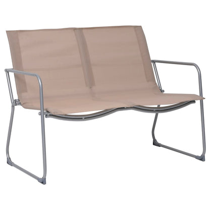 vidaXL Garden Set | Taupe | Textilene | Durable | Garden Set | Rectangular