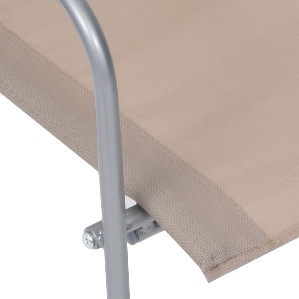 vidaXL Garden Set | Taupe | Textilene | Durable | Garden Set | Rectangular