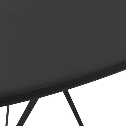 44356 vidaXL 3 Piece Bistro Set Steel Black