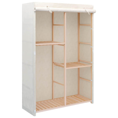 vidaXL Wardrobe | White | Solid fir wood | 110x40x170 cm | Wardrobe