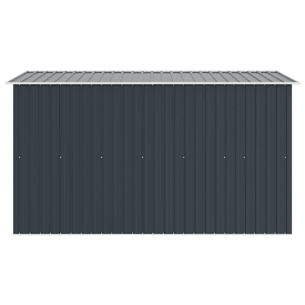 vidaXL Garden Shed 257x298x178 cm Metal Anthracite