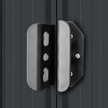 vidaXL Garden Shed 257x298x178 cm Metal Anthracite