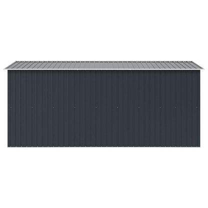 vidaXL Garden Shed | Anthracite | Galvanised Steel | Large | Garden Shed