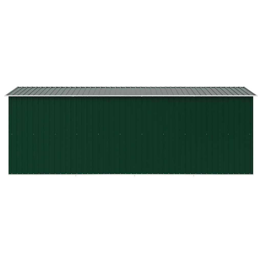 vidaXL Garden Shed 257x489x181 cm Metal Green
