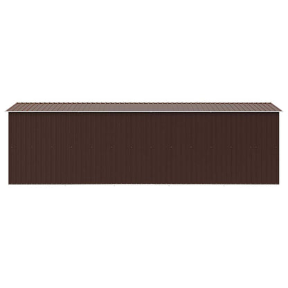 vidaXL Garden Shed 257x580x181 cm Metal Brown