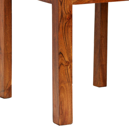 vidaXL Dining Chair | Set of 4 | Brown | Solid acacia wood | Standard | Durable