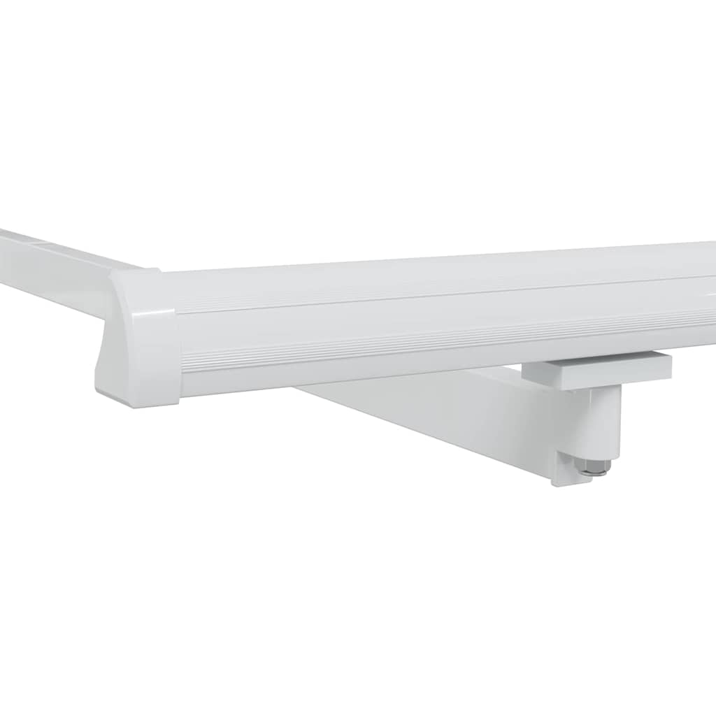 vidaXL Awning Frame Manual White 300 x 250 cm Aluminium