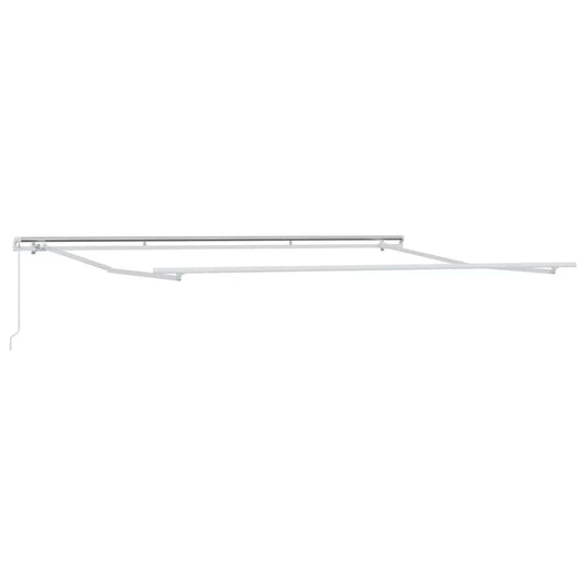 vidaXL Awning Frame White 400 x 300 cm Aluminium