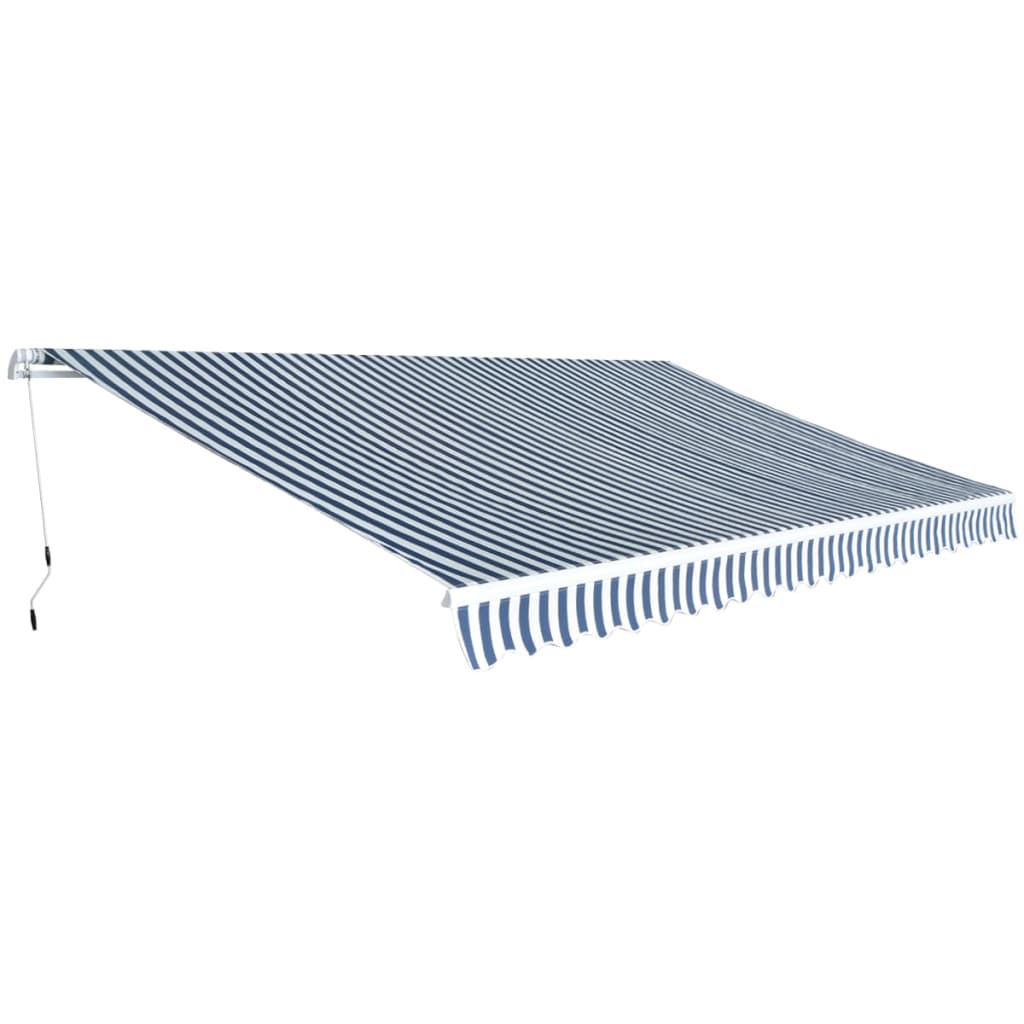 vidaXL Awning Frame White 500 x 300 cm Aluminium