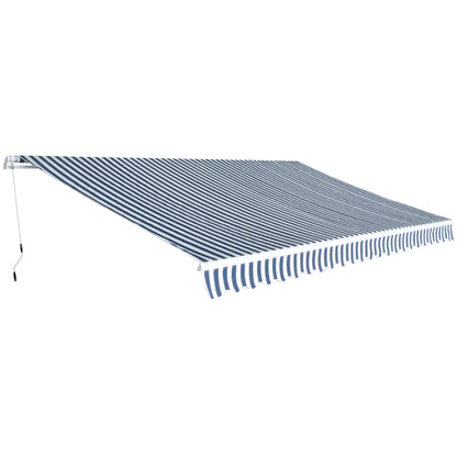 vidaXL Awning Frame White 500 x 300 cm Aluminium
