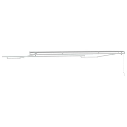 vidaXL Awning Frame White 500 x 300 cm Aluminium