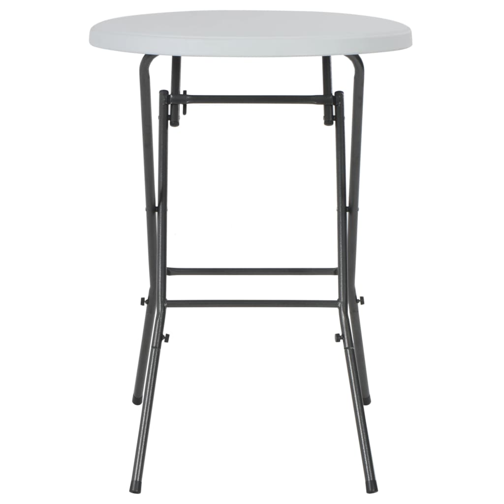 vidaXL Folding Bar Table White 80x110 cm HDPE