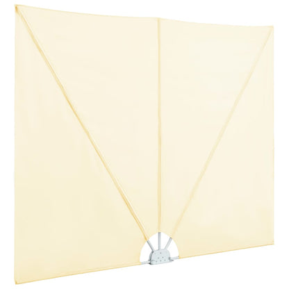44569 vidaXL Collapsible Terrace Side Awning Cream 300x200 cm