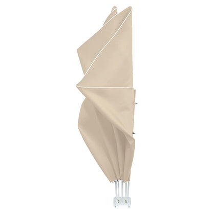 44569 vidaXL Collapsible Terrace Side Awning Cream 300x200 cm