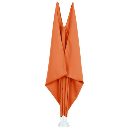 44572 vidaXL Collapsible Terrace Side Awning Terracotta 300x150 cm