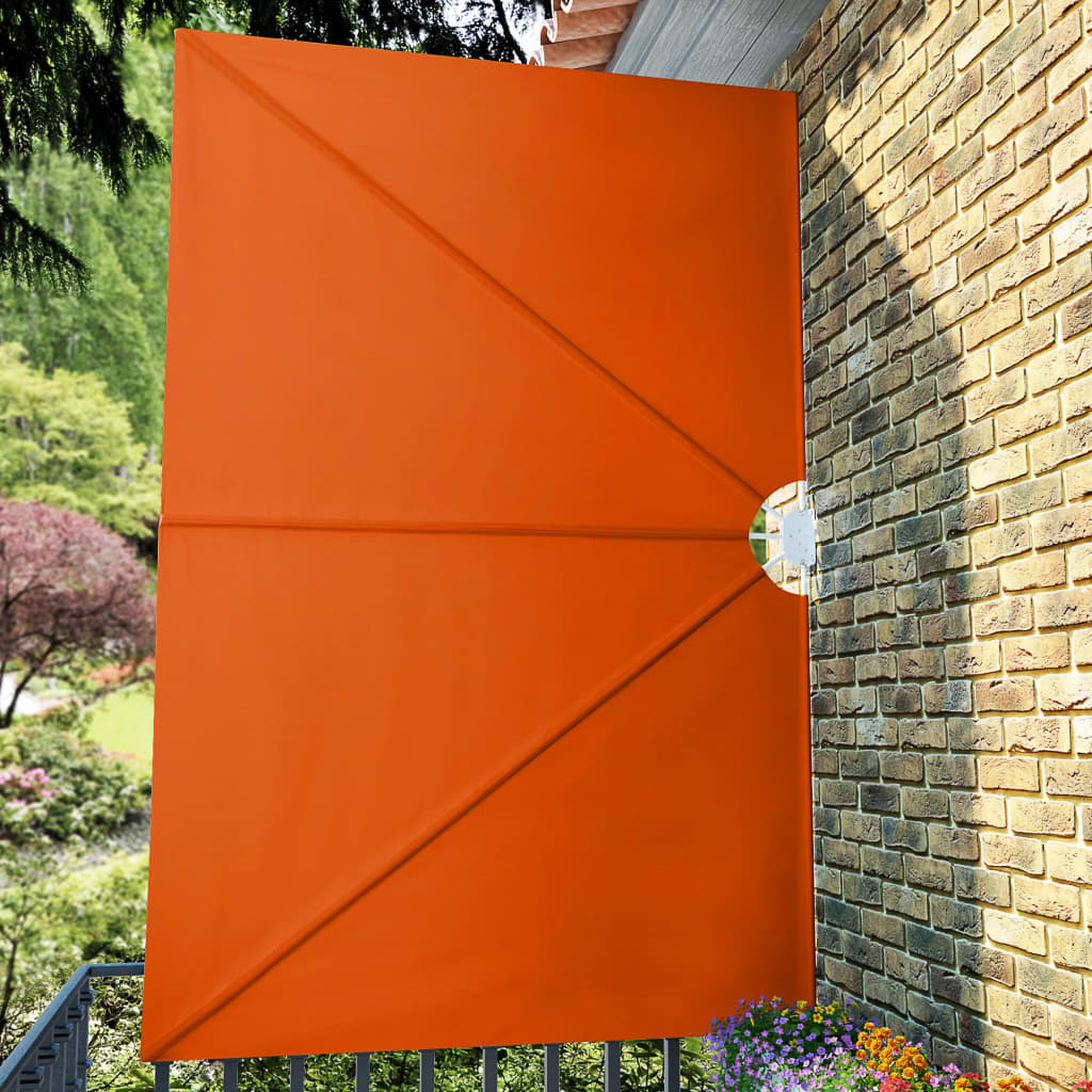 44573 vidaXL Collapsible Terrace Side Awning Terracotta 300x200 cm
