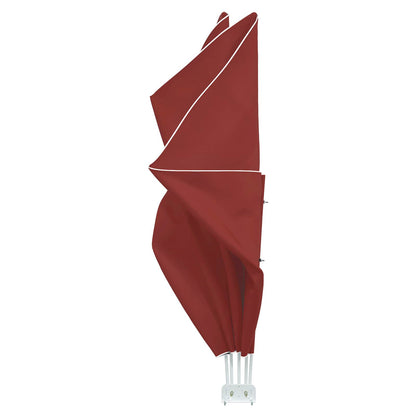 44574 vidaXL Collapsible Terrace Side Awning Terracotta 400x200 cm