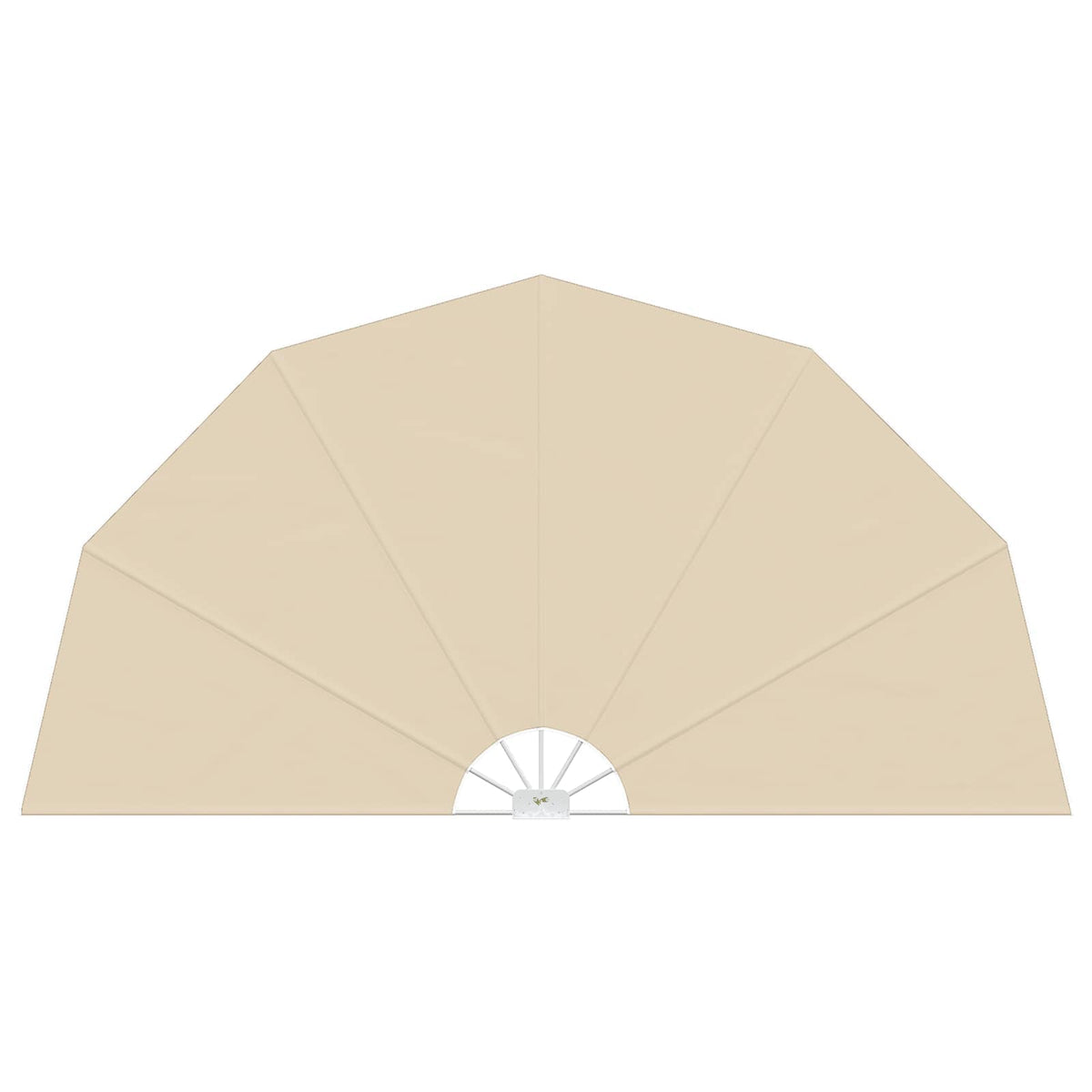 44577 vidaXL Collapsible Terrace Side Awning Cream 160 cm